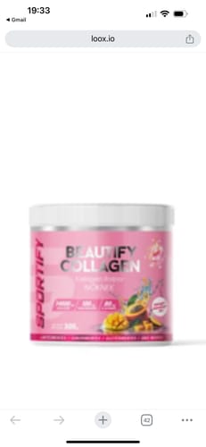 Customer photo review of Beautify Kollagén italpor nőknek