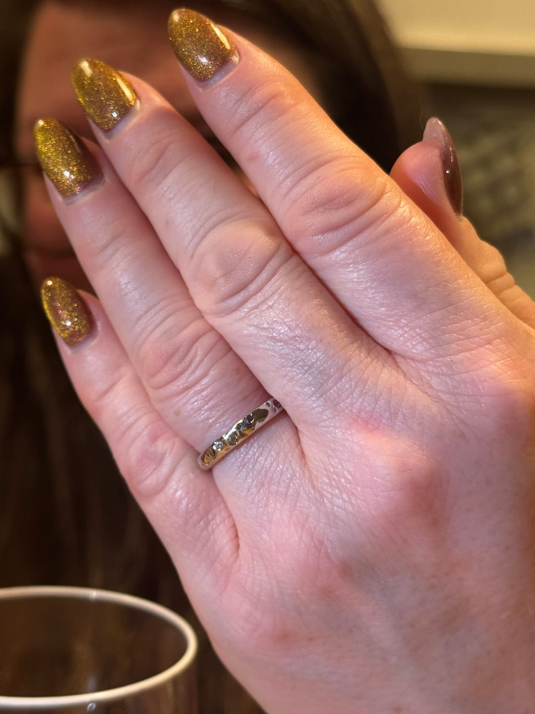 Customer photo review of Candy Slim Band Ring