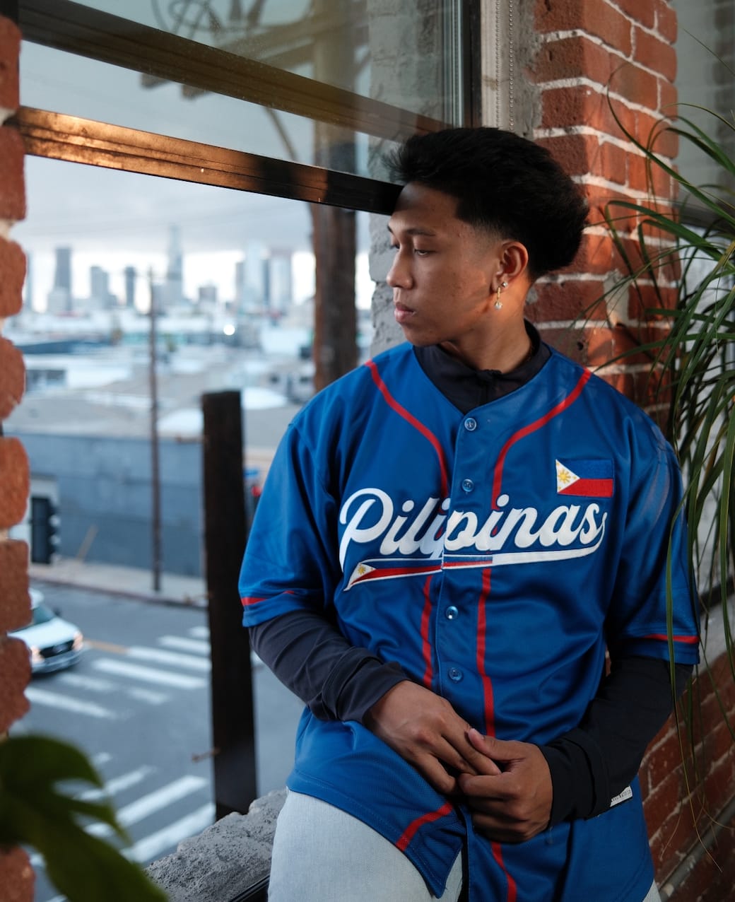 Customer photo review of Philippines Custom Baseball Jersey