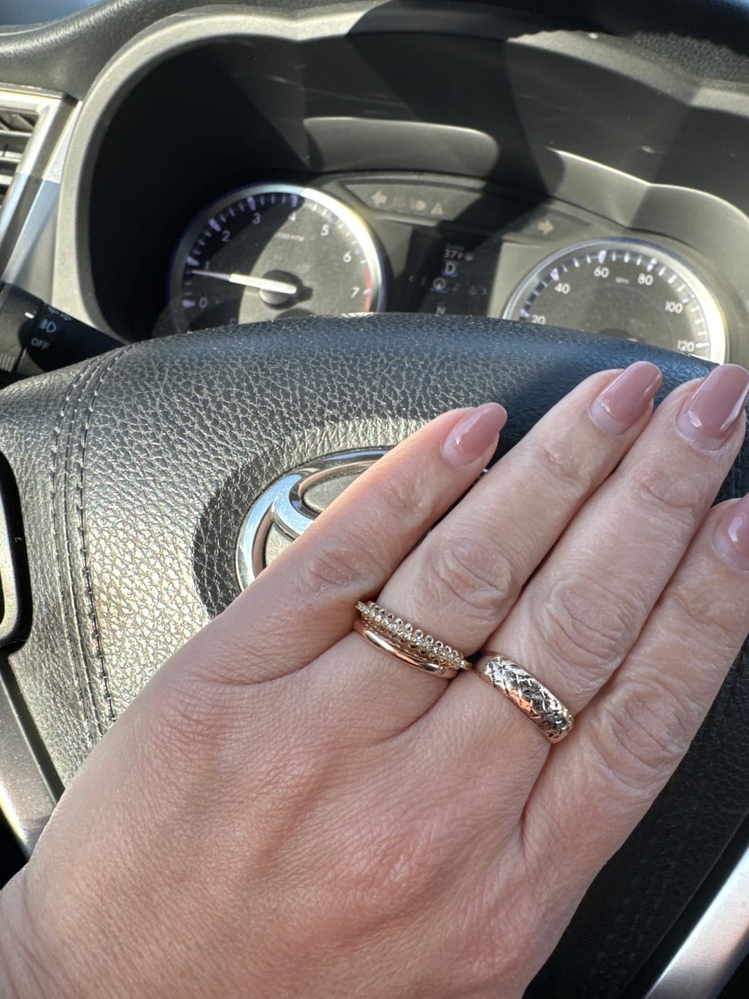 Customer photo review of Crested Ring
