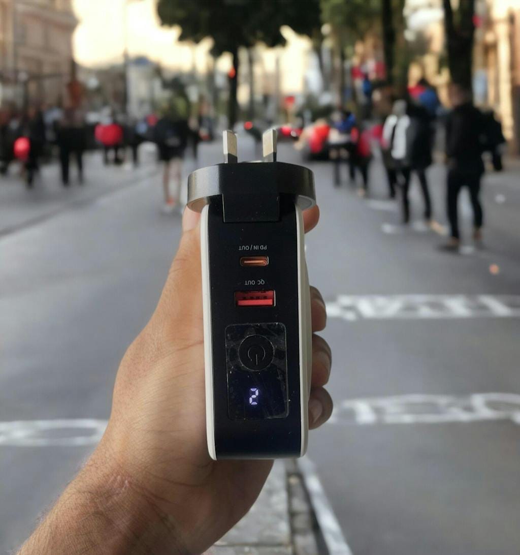 Customer photo review of TravelVolt® GO (5-in-1 Travel Charger)