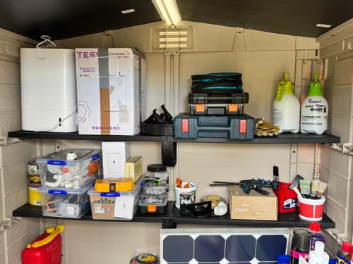 Customer photo review of Apex Shelf Accessory Kit