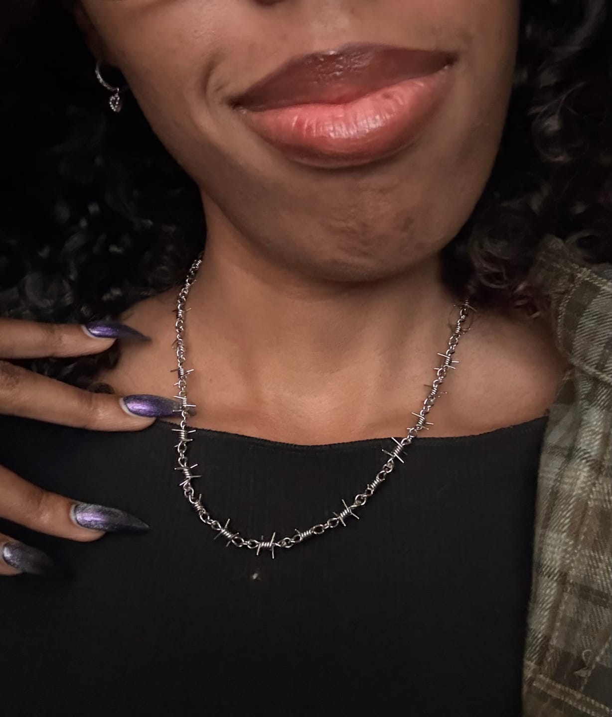 Customer photo review of Barbed Wire Choker