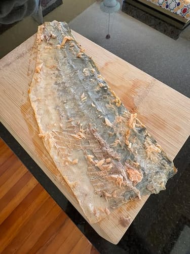 Customer photo review of Hot Smoked Whole NZ Salmon Fillet (Boneless)