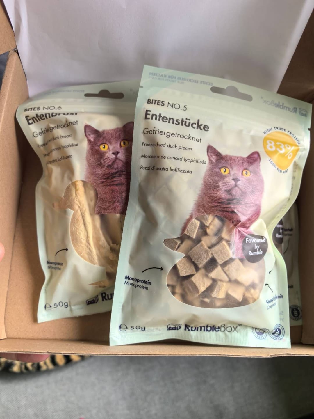 Customer photo review of Premium Sparbox Ente 3x50g