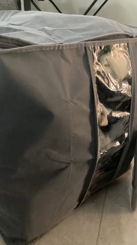 Customer photo review of Qoolish Pack of 2 Storage Bag (Available in 3 Colors)