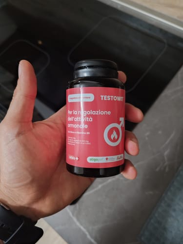Customer photo review of TESTOWIT - Regolazione ormonale 120 cps NEW!