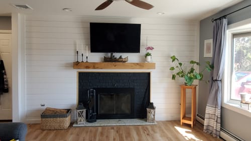 Customer photo review of Distressed Mantels