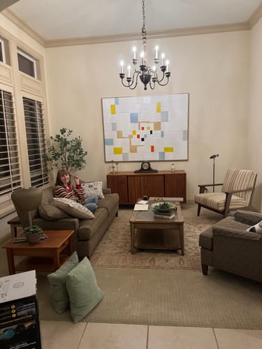 Customer review photo for Plaster Art Texture Painting #SG250