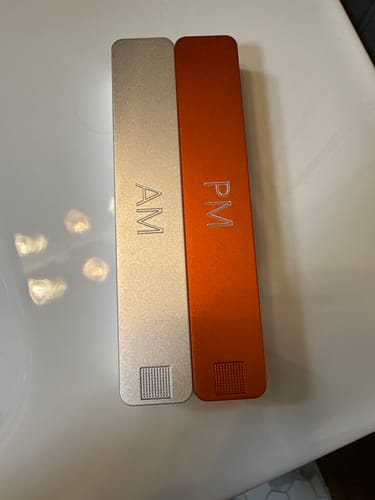 Customer photo review of Weekly AM-PM Pill Case 2.0