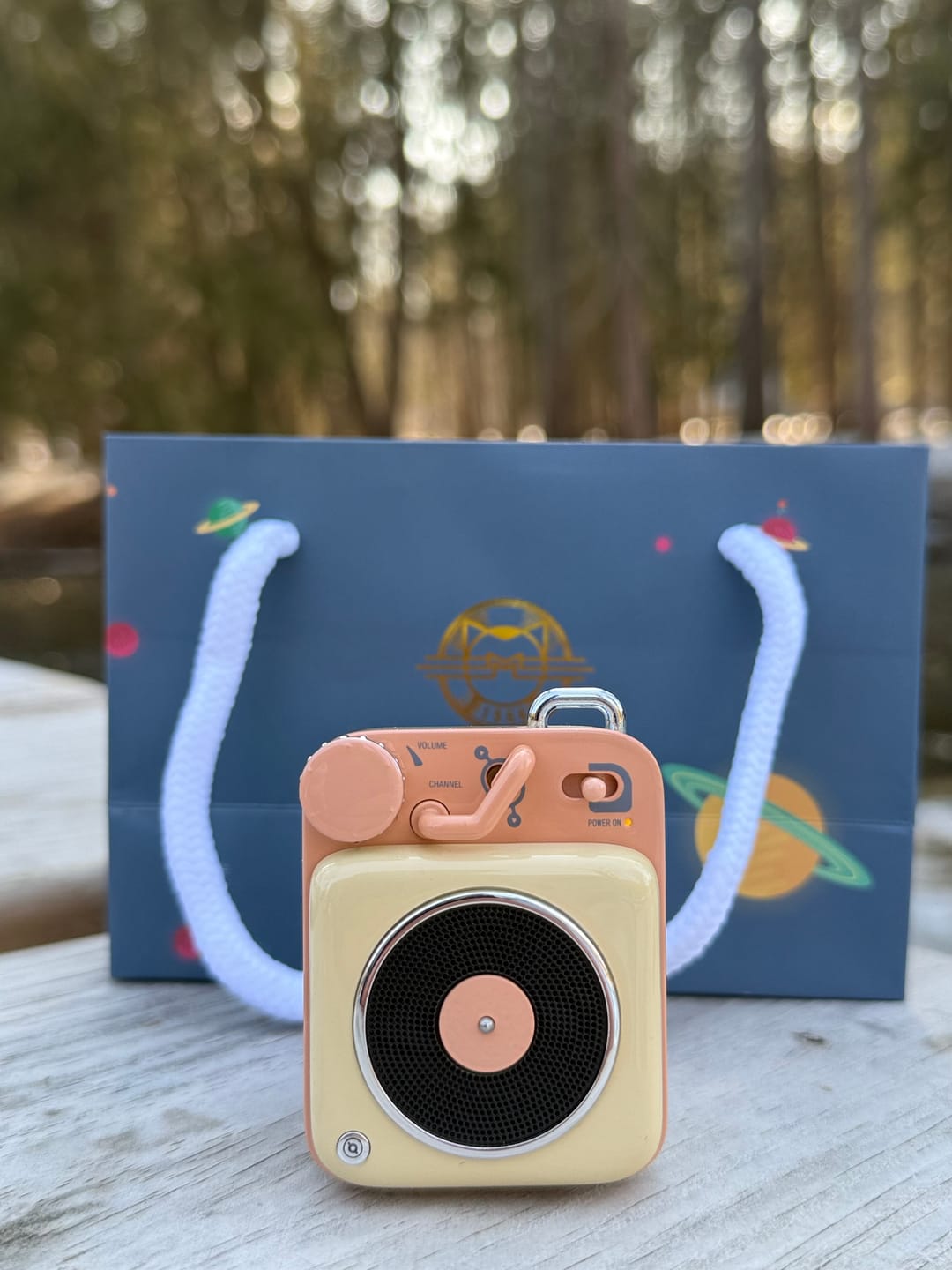 Customer photo review of MUZEN Button Mini Candy Portable Wireless Bluetooth Speaker