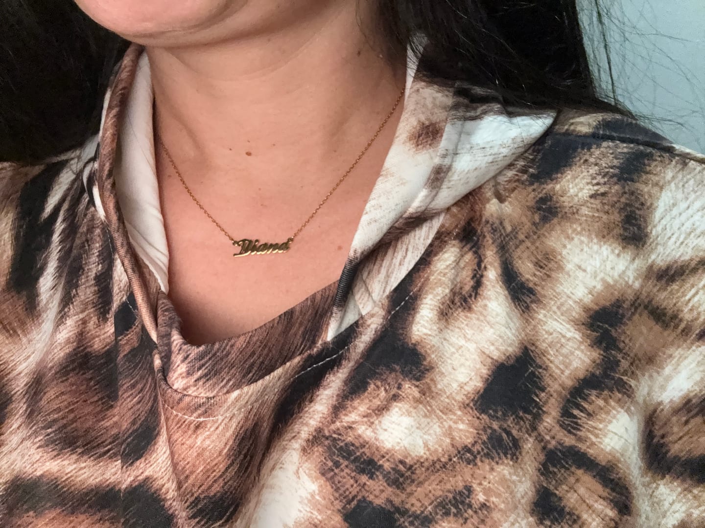 Customer photo review of Collar Nombre - Personalizado
