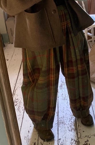 Customer photo review of Tartan Wool Touch Fabric