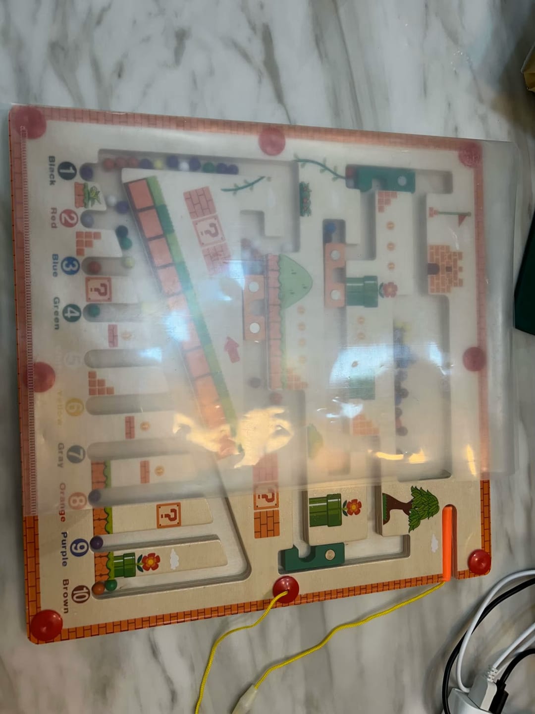 Customer photo review of Marvin's Magnetic Maze