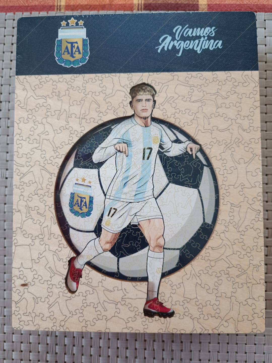Customer photo review of Alejandro Garnacho - Holzpuzzle
