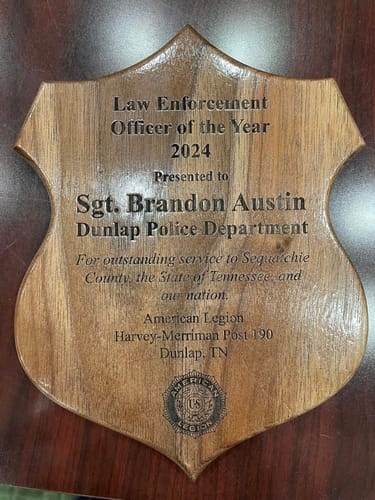 Customer photo review of Award / Taxidermy Mount Plaque Style 1 - Acrylic Router Template