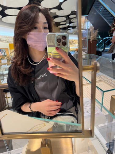 Customer photo review of Elegant Freshwater Pearl Necklace WN00105