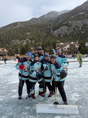 Customer photo review of Elite Custom Hockey Jerseys