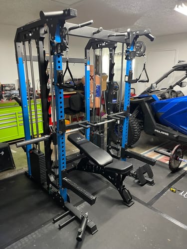 Customer photo review of Major Fitness B52 Pro All-In-One Smith Machine Home Gym