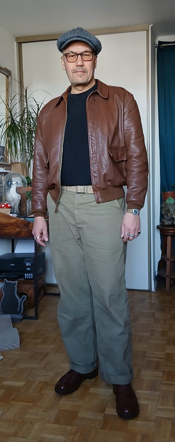 Customer photo review of US Army M-41 HBT Fatigue Trousers