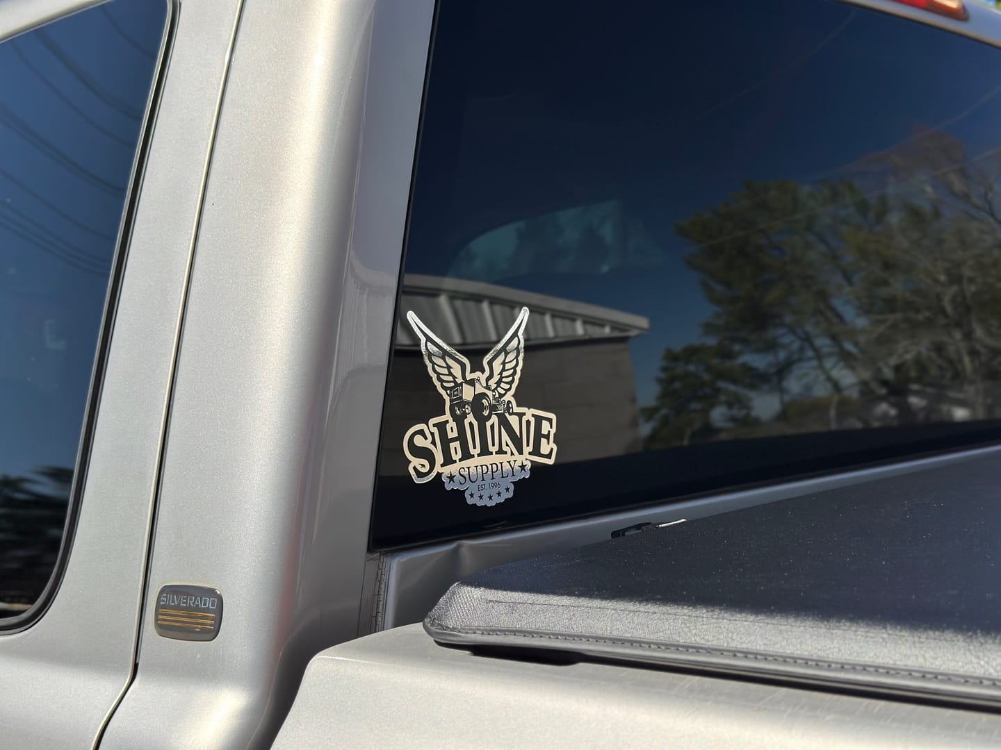 Customer photo review of Shine Supply Decal - Chrome 6"