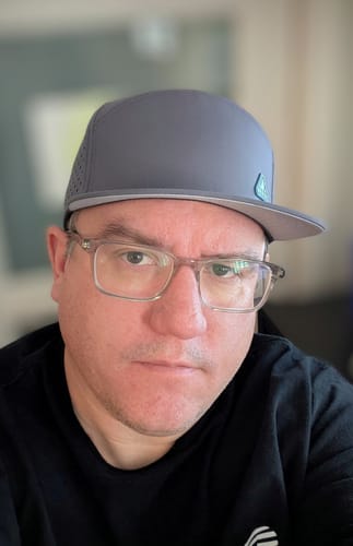 Customer photo review of Big Flat Bill Structured Watersport Hat