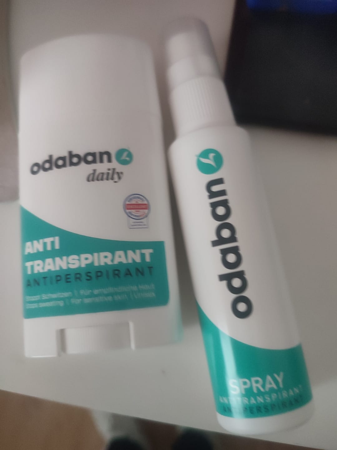 Customer photo review of odaban® Antitranspirant Komplett Set