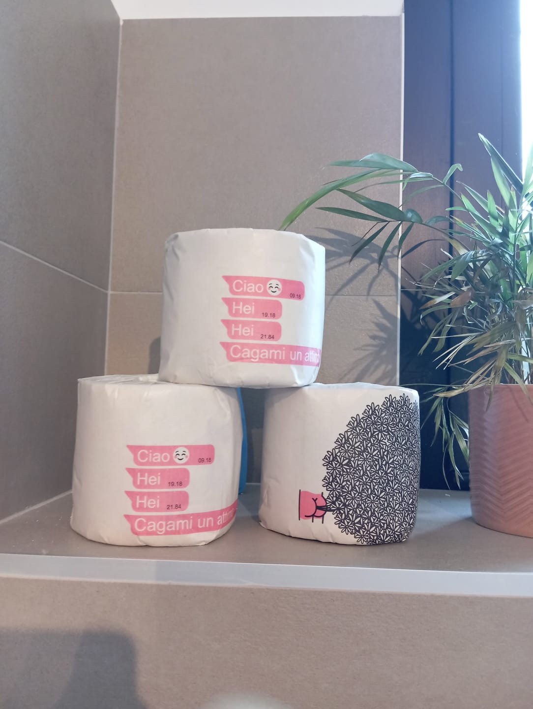Customer photo review of CARTA IGIENICA 100% BAMBOO NATURALE