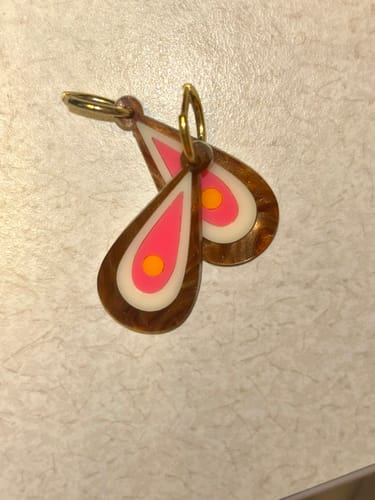 Customer photo review of The Eileen Hoop Earrings