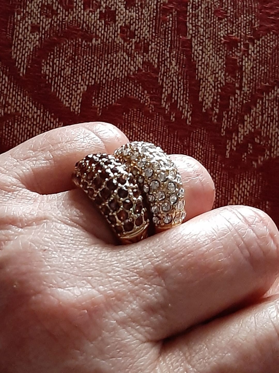 Customer photo review of HEIDI DAUS®"Hugs From Heidi" Crystal Ring