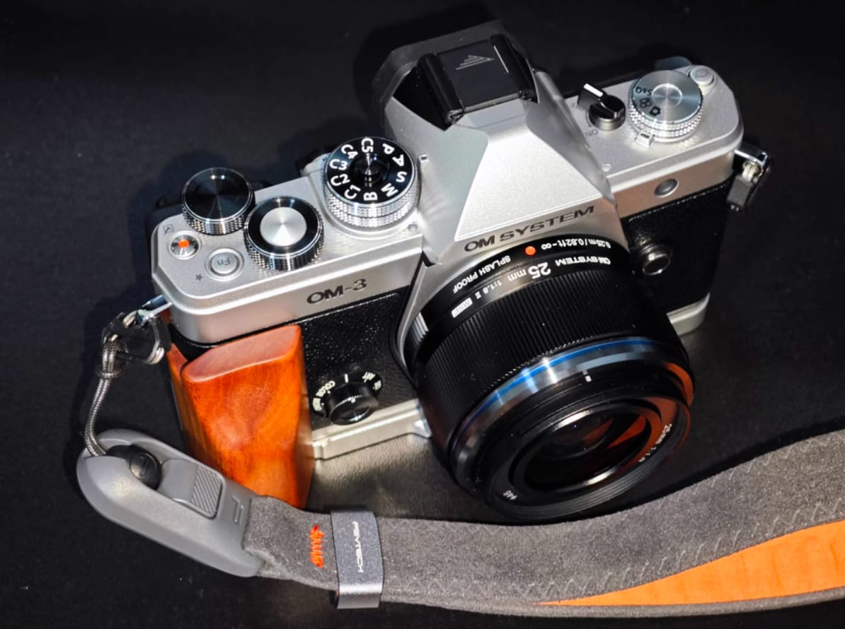 Customer photo review of Olympus OM3 Grip Wood MS Design