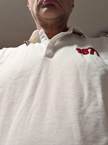 Customer photo review of Weißes Polo Shirt mit 1871 Stickerei, Deutsches Kaiserreich