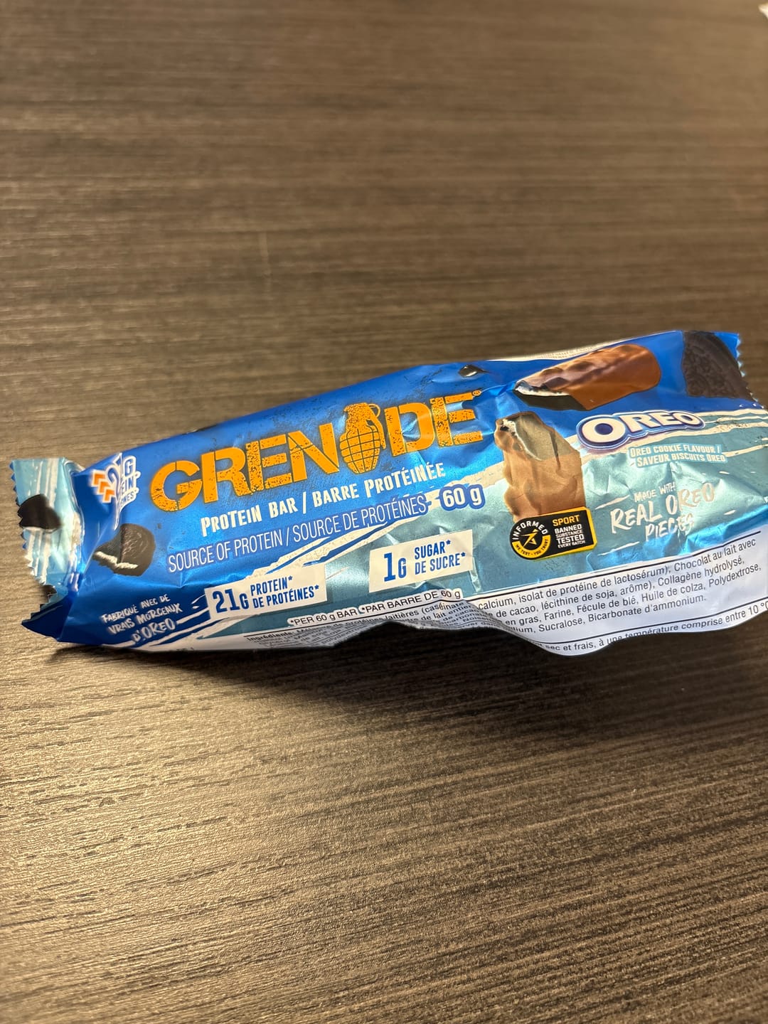 Customer photo review of Grenade - Barre protéinée 60g