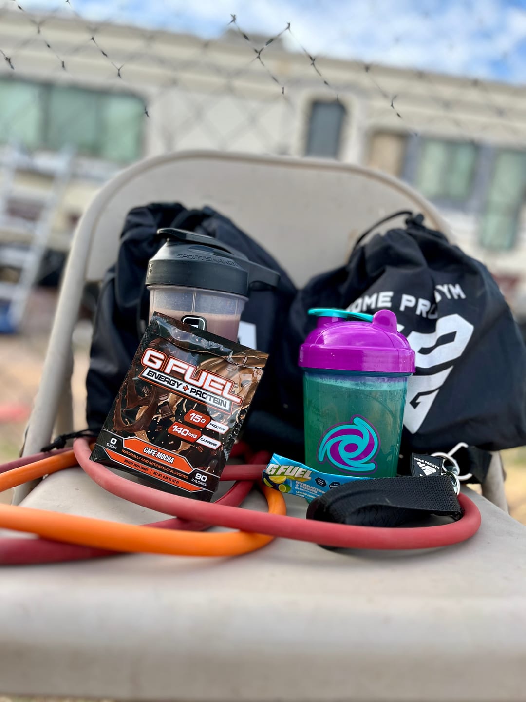 Customer photo review of Stackable Resistance Bands Set
