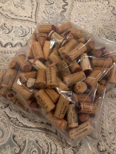 Customer photo review of Used Wine Corks, Grade A