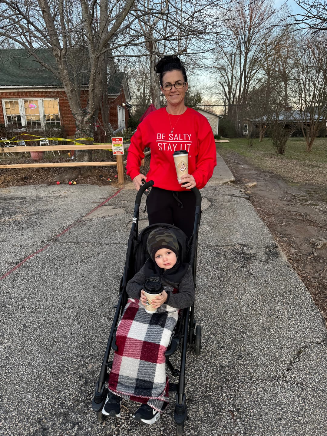 Customer photo review of Be Salty Stay Lit - Matthew 5:13-15 Unisex Christian Sweatshirt
