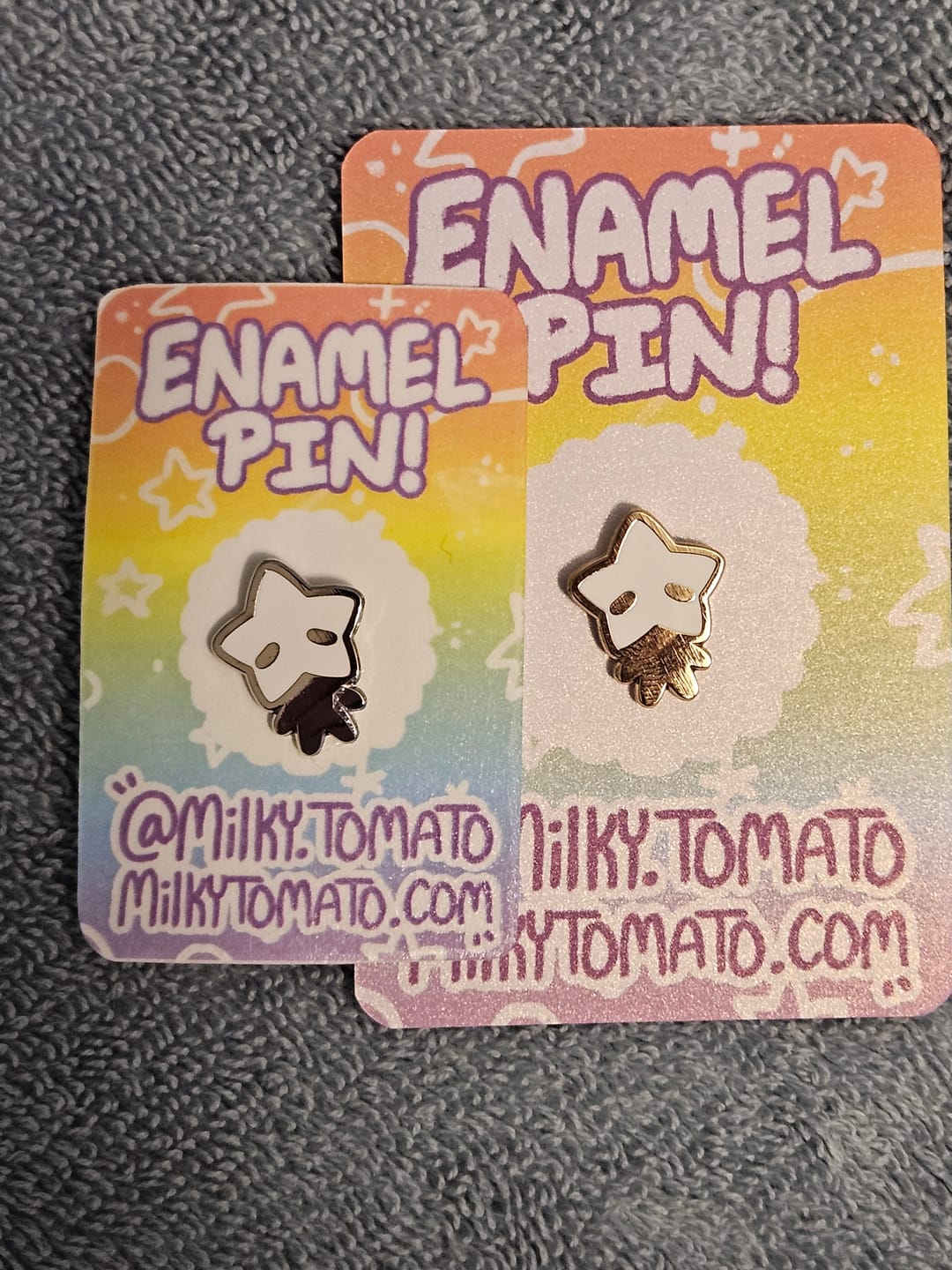Customer photo review of Star Baby Enamel Pins