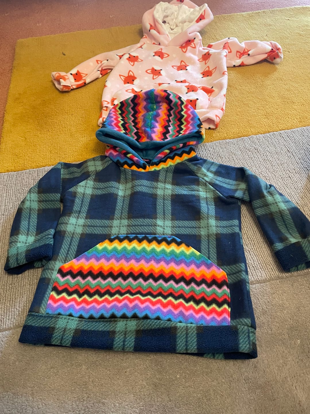 Customer photo review of Printed Fleece/Sweatshirt Remnants