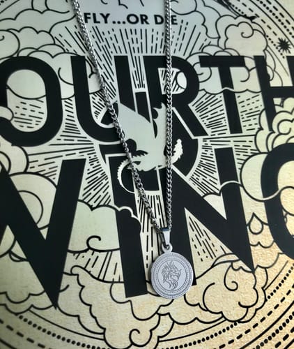 Customer photo review of Dragon Rider Necklace