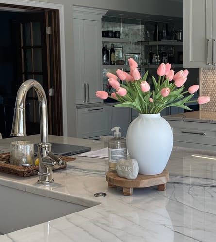 Customer photo review of Faux Tulip - Pink (25 Stems)