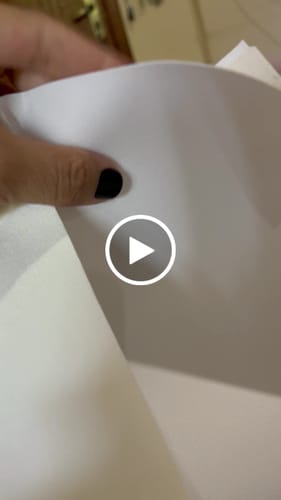 Customer video review of PRADA 0,8MM COM FUNDO MALHA COR BRANCO