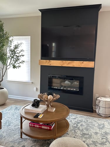 Customer photo review of Rustic Mantels