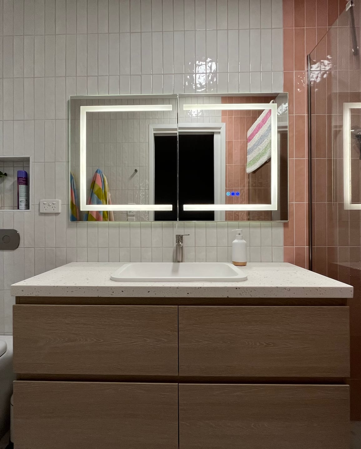 Customer photo review of Milan Mirror Cabinet
