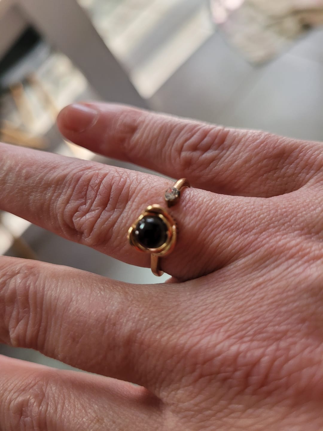 Customer photo review of Adjustable Photo Ring