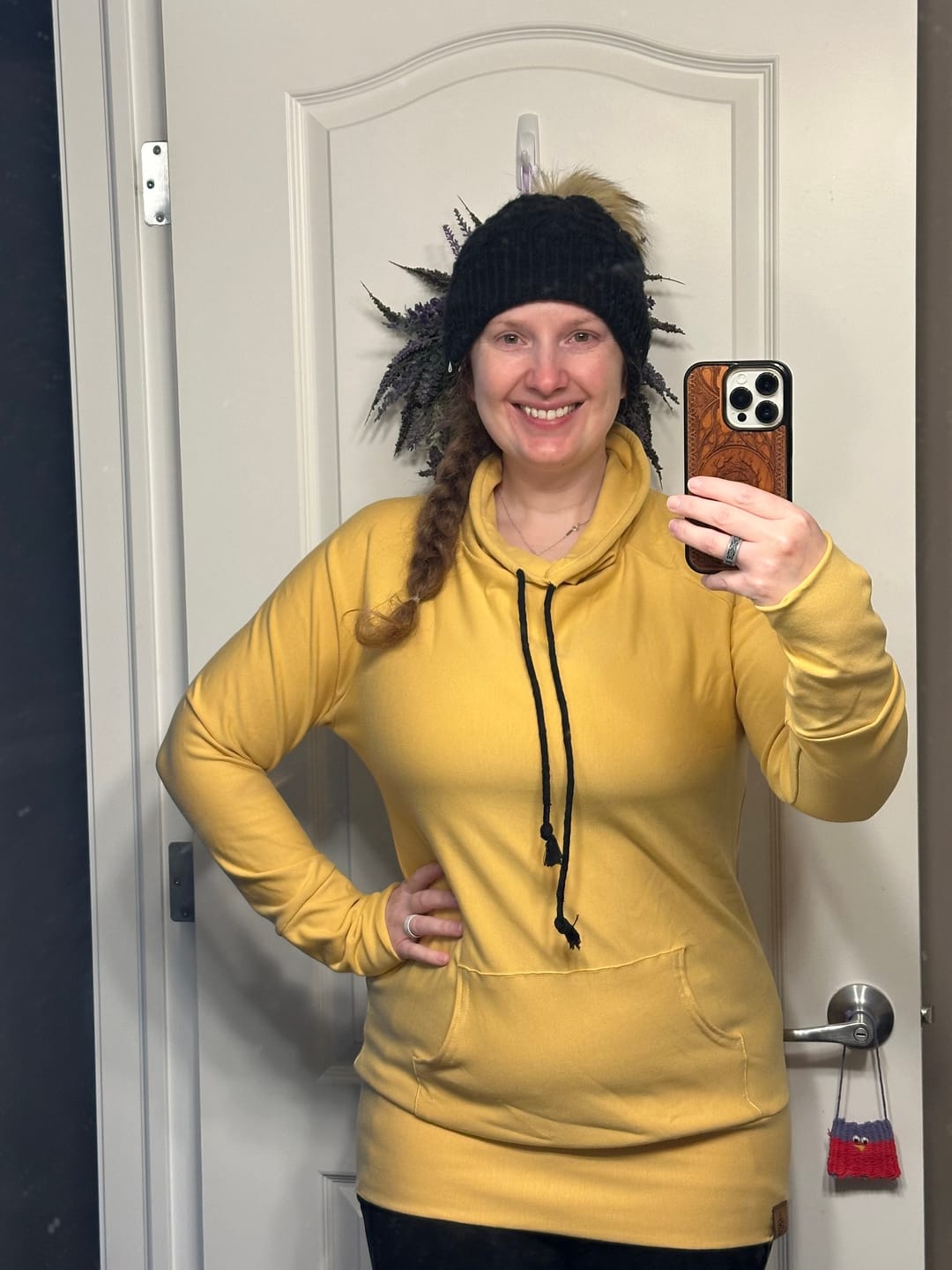 Customer photo review of *Pre-Sale* Cowl Sweatshirt (French Terry)