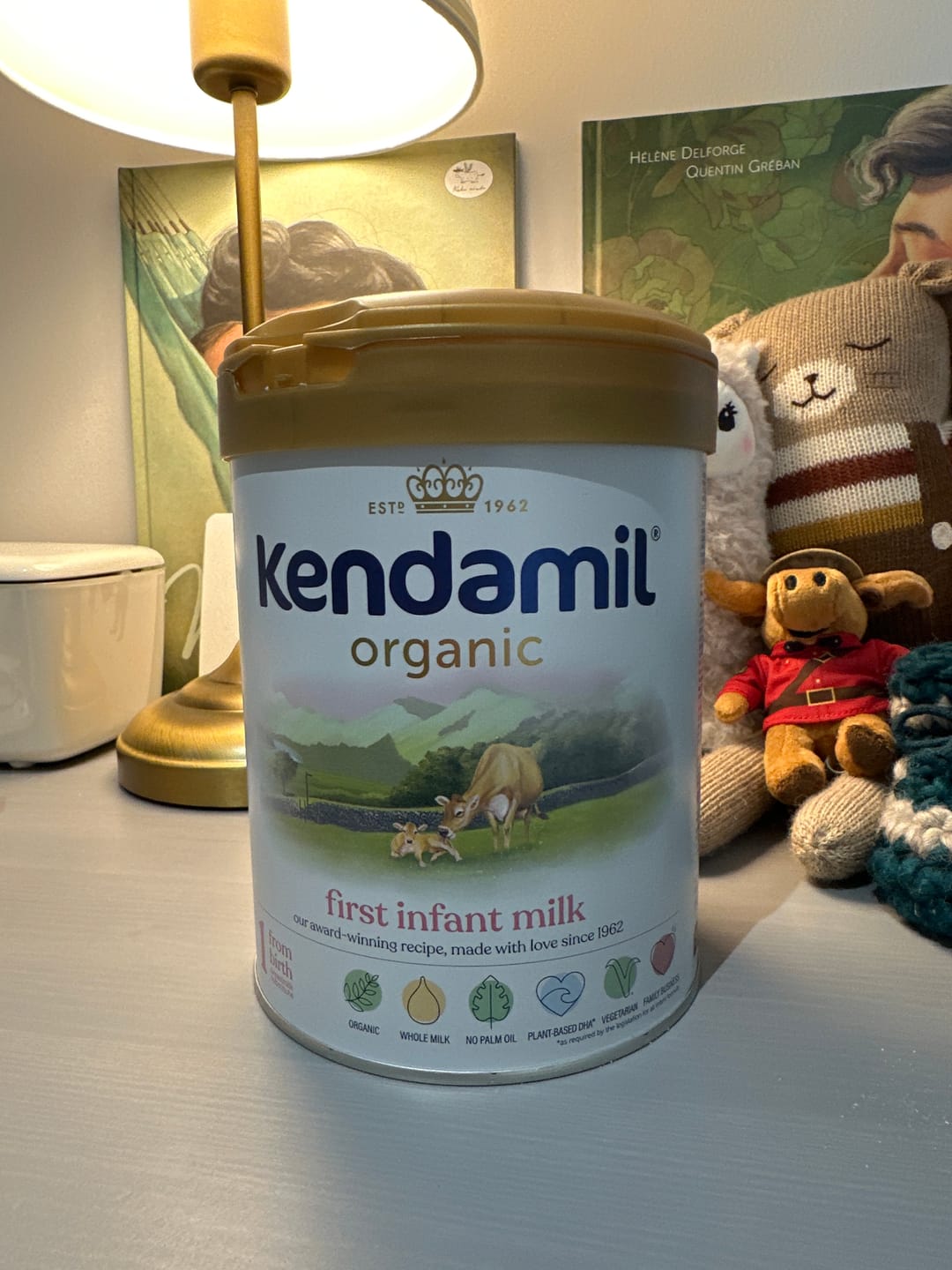 Customer photo review of Kendamil Organic Infant Milk Formula From Birth - Stage 1 (800g)