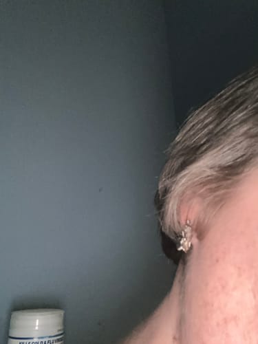 Customer photo review of La D.D Silver Earring JDDED5S01ZC