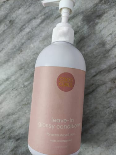 Customer photo review of Leave-in Glossy Conditioner