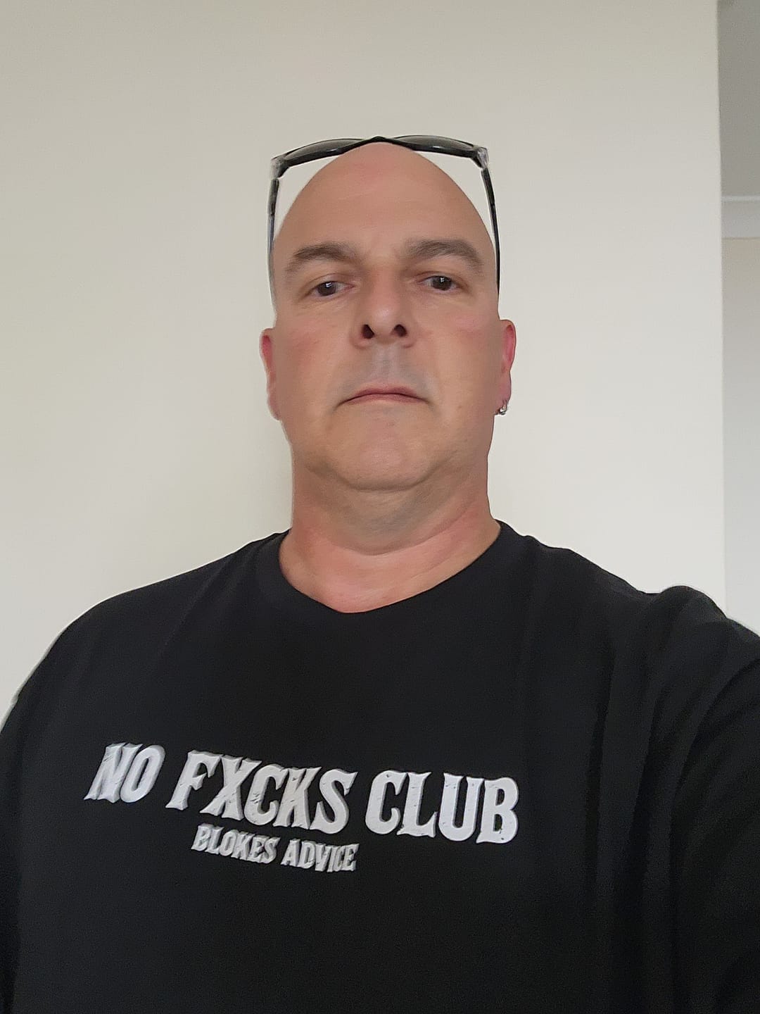 Customer photo review of No FKs Club Tee - Black