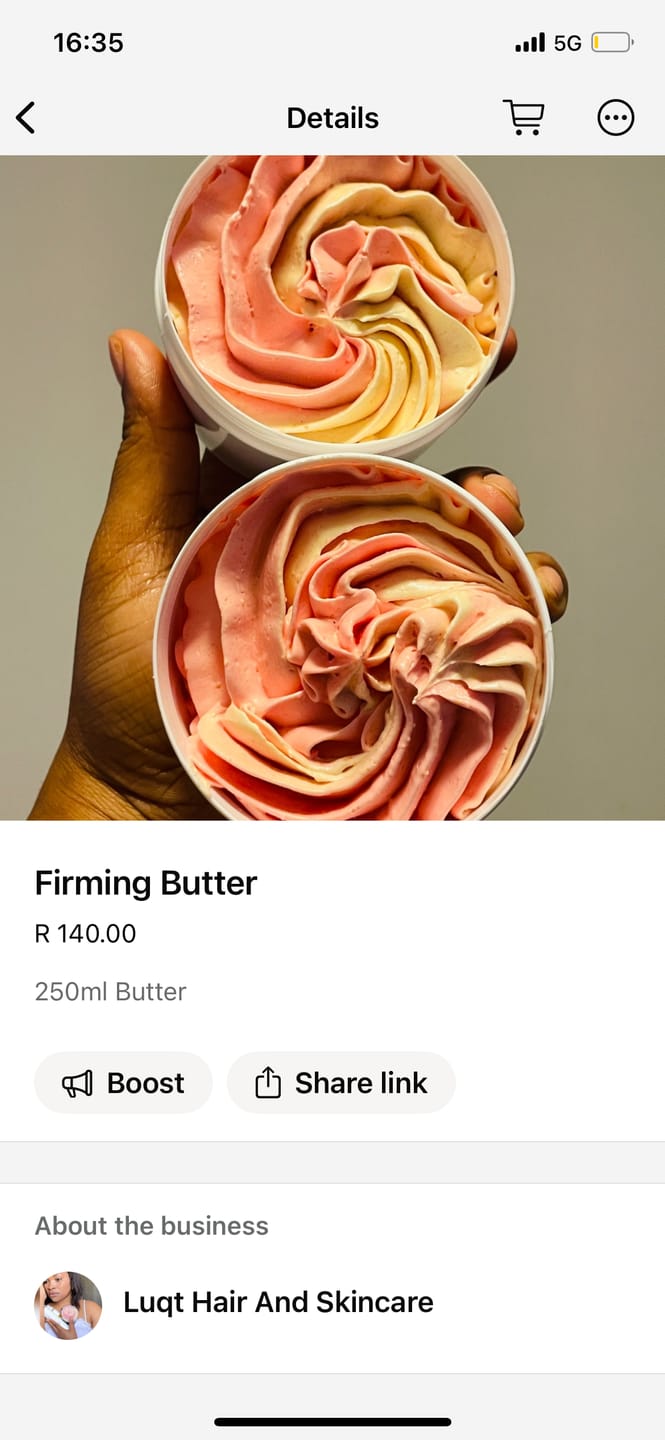 Customer photo review of Raw Unrefined Shea Butter